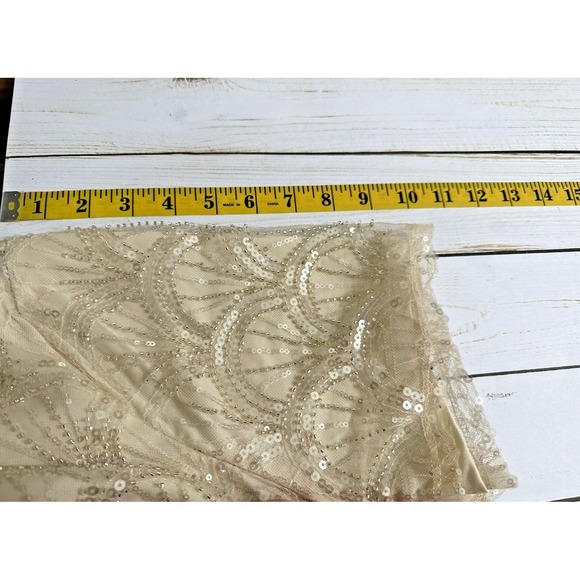 NWT Adrianna Papell Sparkle‎ Crew Neck Bead Sequin Blouse SZ XL Color Sparkleecr - Picture 6 of 9